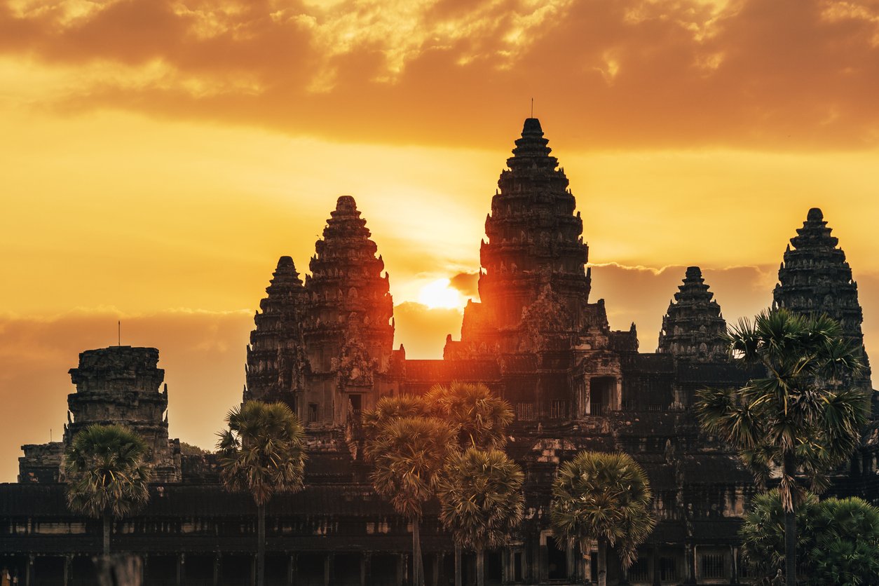First light at Angkor—quiet, cinematic, unforgettable