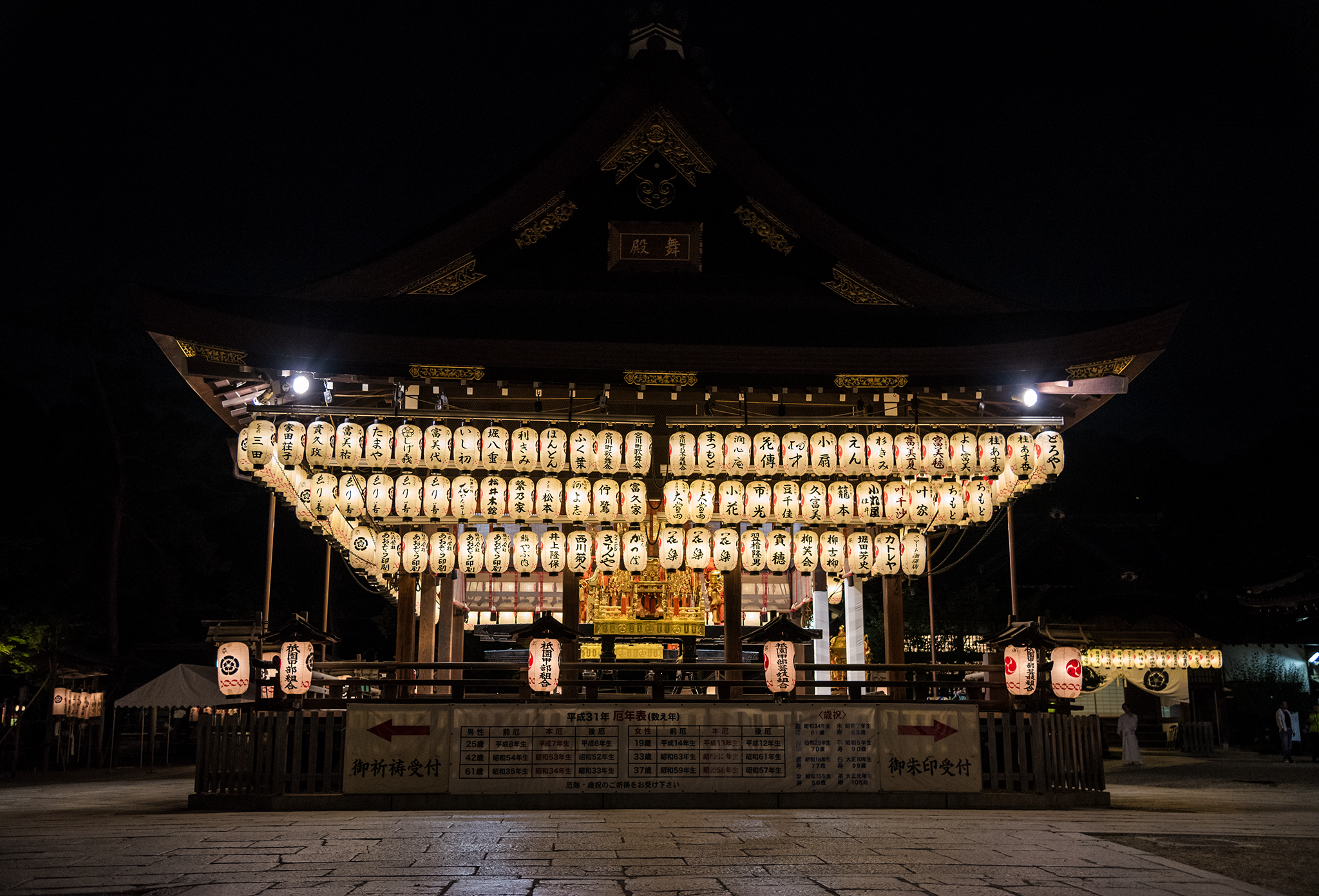 Kyoto after sunset—soft light, quiet elegance, and time that slows for two
