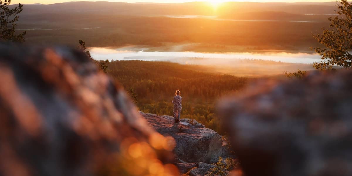 Midnight sun above, Arctic silence below—North Iceland, made for two