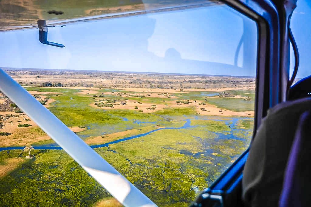 Maun to Khwai Light Aircraft Into the Wild