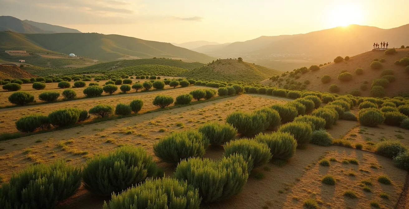 Remote wilderness landscape with no visible infrastructure or tourists, untouched terrain stretching to the horizon under dramatic sky, off-the-beaten-path honeymoon concept, editorial travel photography