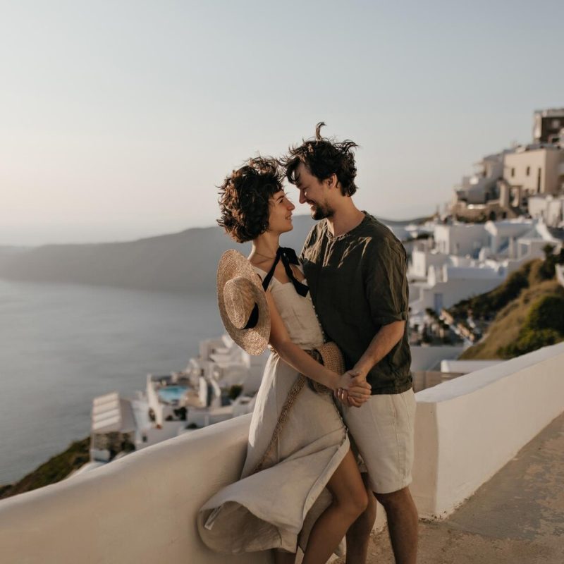 Santorini From the Sky​