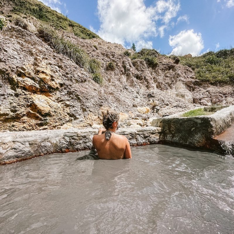 Sulphur Springs The “Drive-In Volcano” + Mineral-Rich Soak